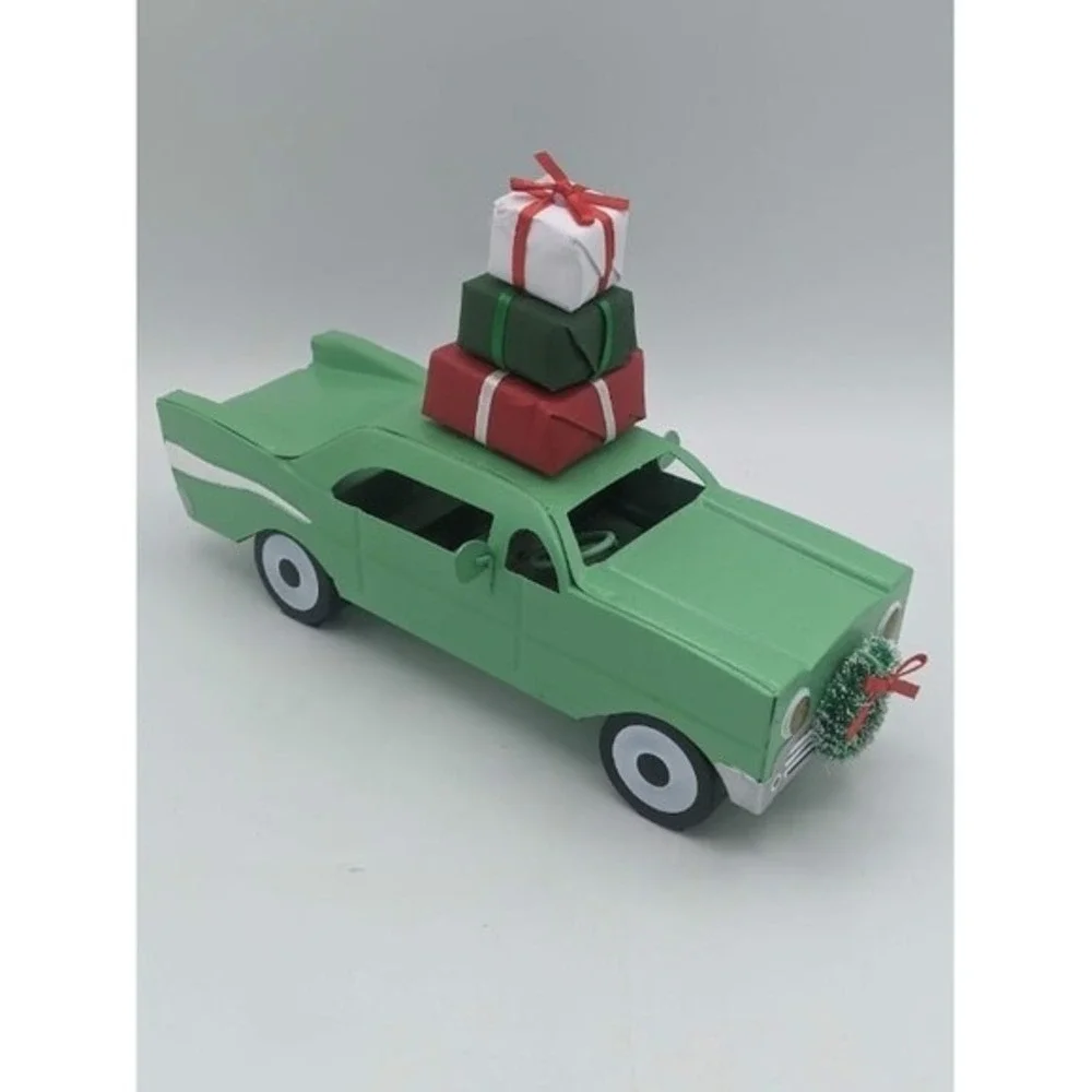 Target Wondershop Medium Metal Car Presents‎ Decorative Holiday Christmas NEW